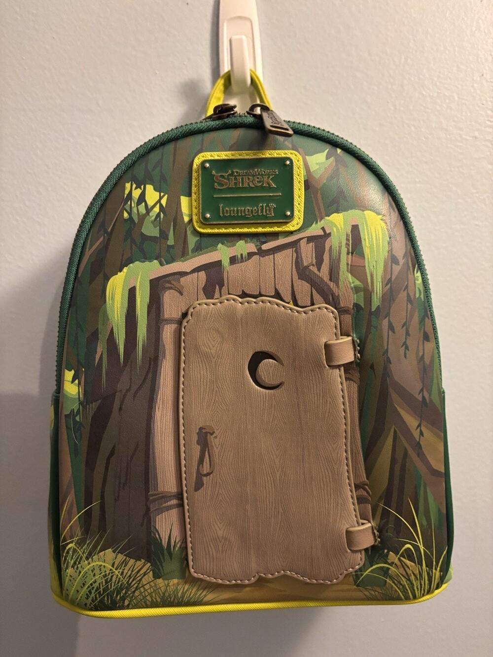 LOUNGEFLY DREAMWORKS SHREK OUTHOUSE MINI BACKPACK~ WITH TAGS~ BRAND NEW